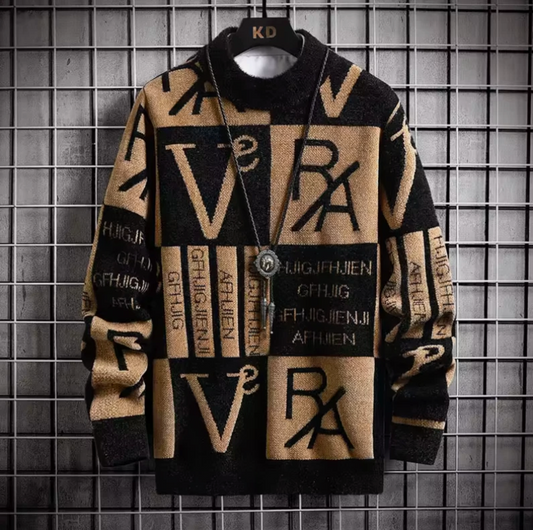 Mens Luxury Design Fashion New Style Warm Sweater