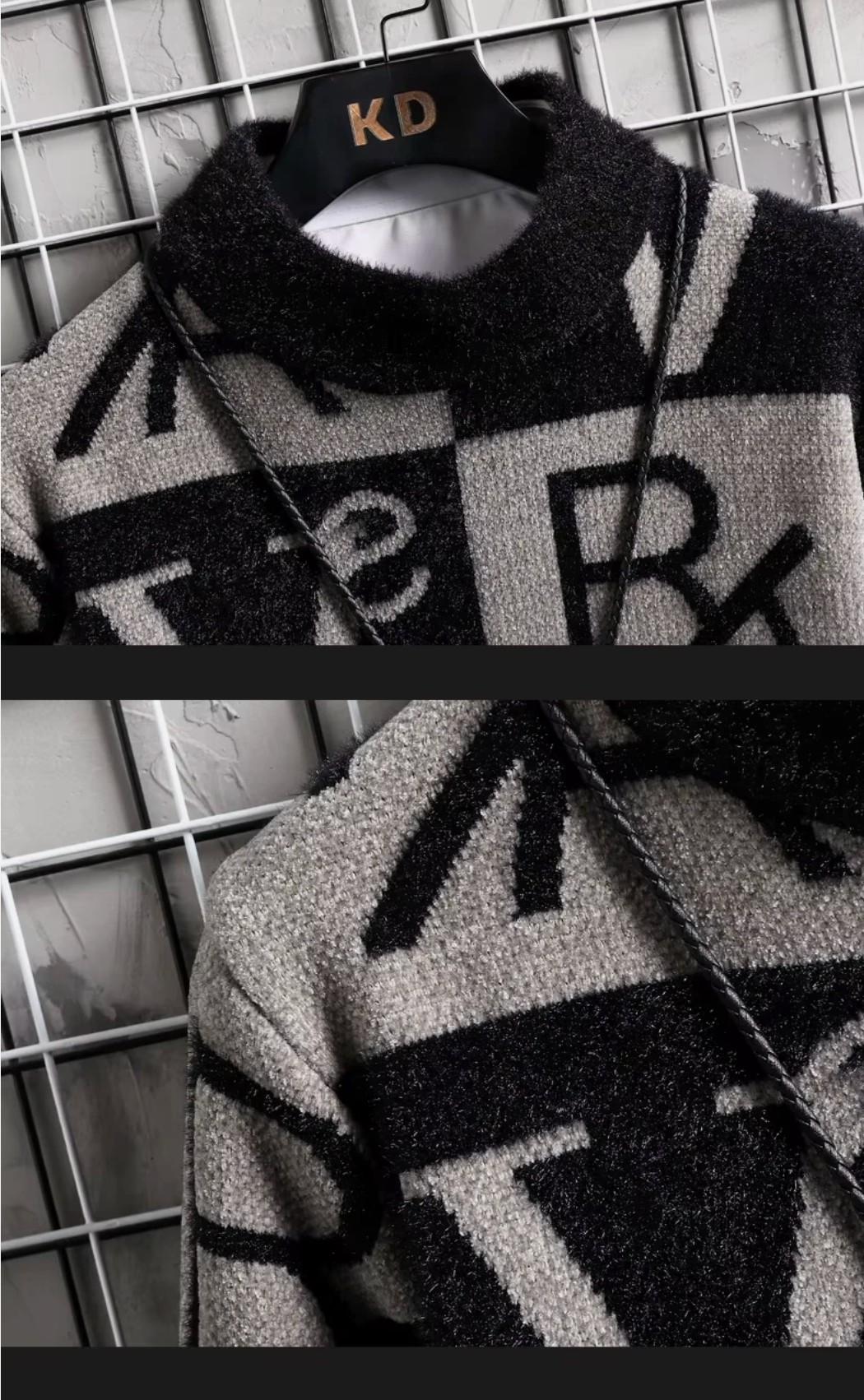Mens Luxury Design Fashion New Style Warm Sweater