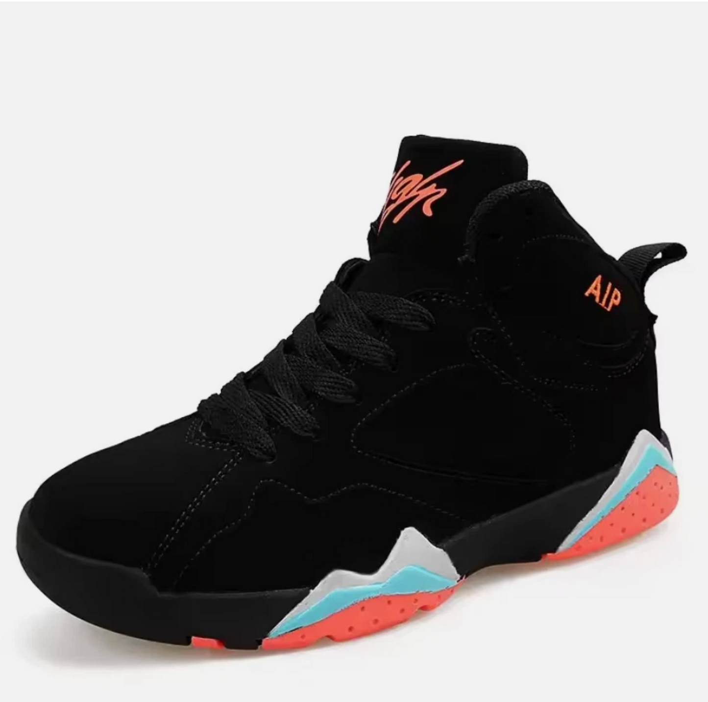 Mens Black Or White, Red Basketball 2019 Style Retro High Top Shoes