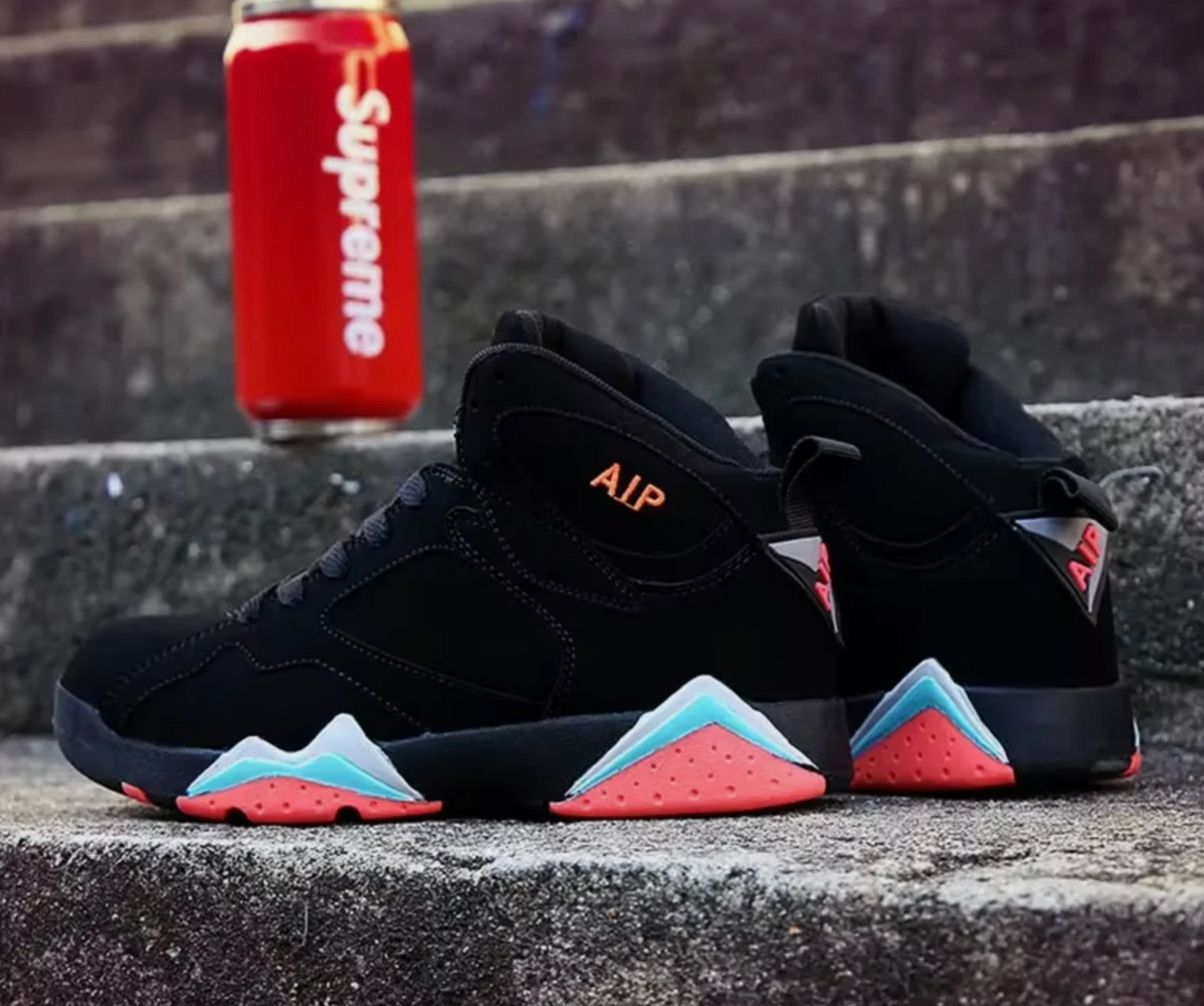 Mens Black Or White, Red Basketball 2019 Style Retro High Top Shoes