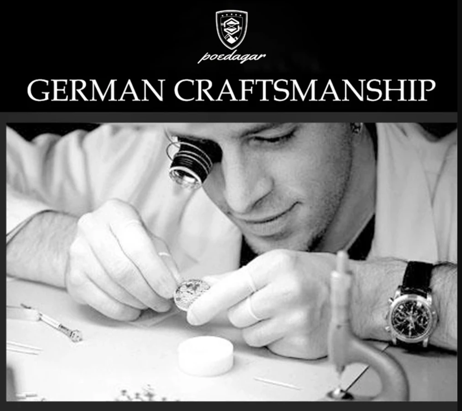 Premium Luxury Waterproof Rhombus Cut Hardened Glass Case Quartz Watch