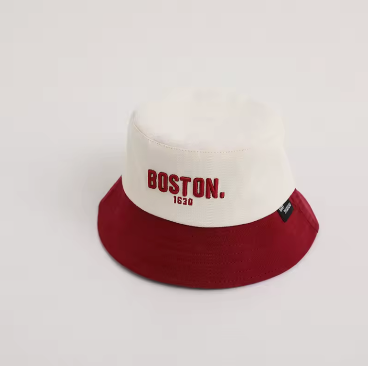 Boston Hat Bucket Unisex Round Brim Casual And Classic Style Bucket hat