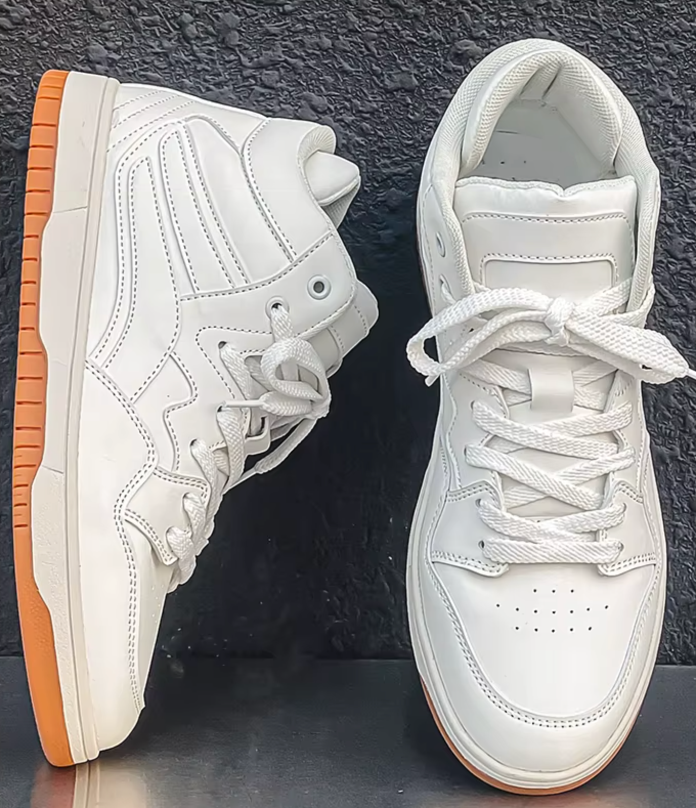 Mens Sneakers Lace Up Basketball, Court Casual Athletics Shoes