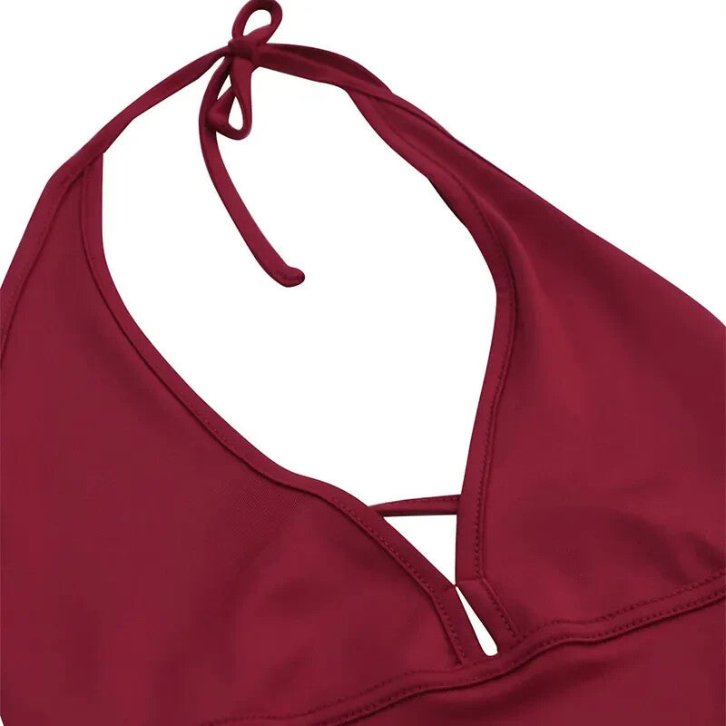 Womens Backless Fitness One Piece Gym Yoga Slim Stretch Fit Spandex Suit