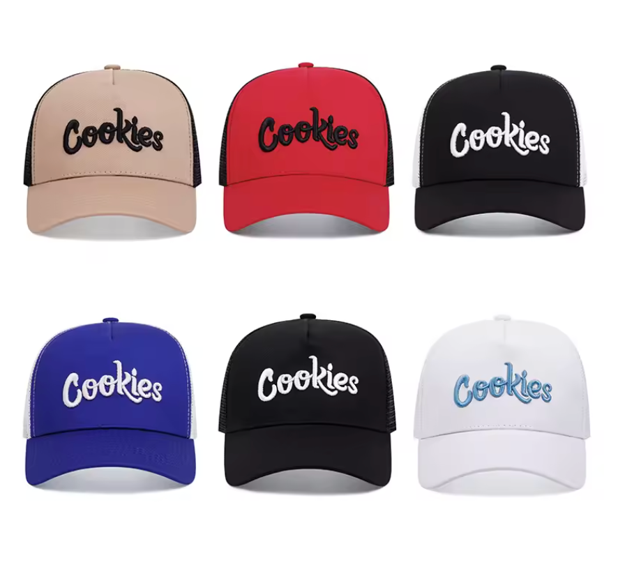 Cookies Snap Back Cap Baseball Or Trucker Stye Adjustable Cookies Hat