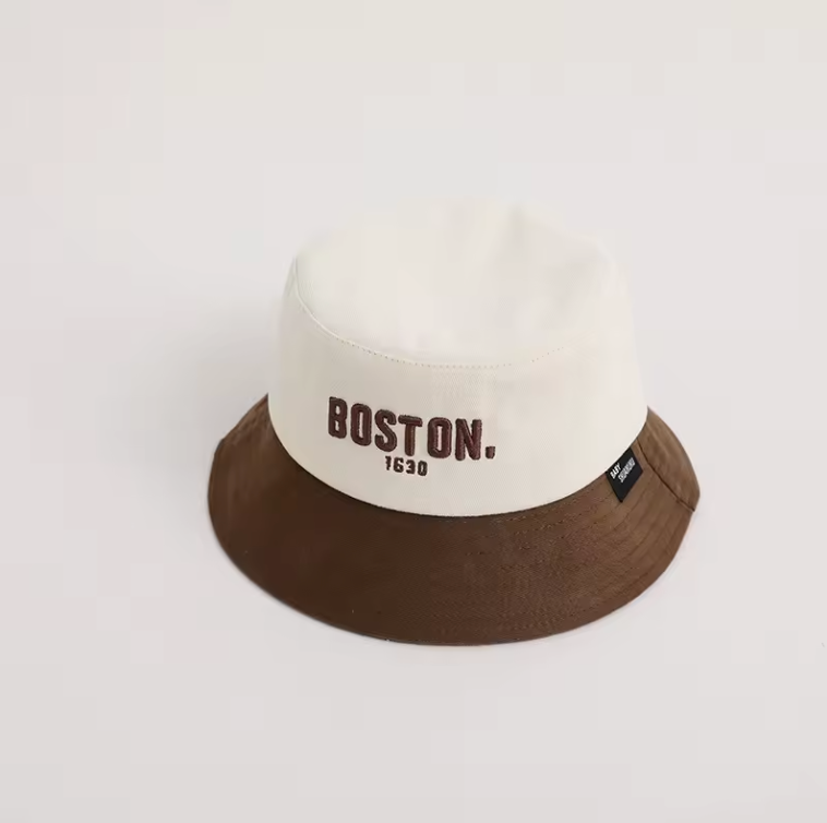 Boston Hat Bucket Unisex Round Brim Casual And Classic Style Bucket hat