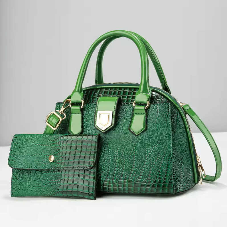 Luxury Designer Style Womens Fashion Travle Purse And Matching Wallet
