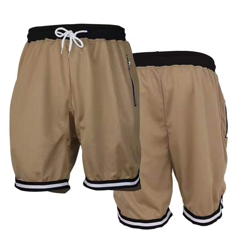 Mens Basketball Shorts Retro Style Athletic Mesh Premium Material Drawstring