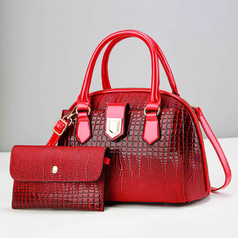 Luxury Designer Style Womens Fashion Travle Purse And Matching Wallet