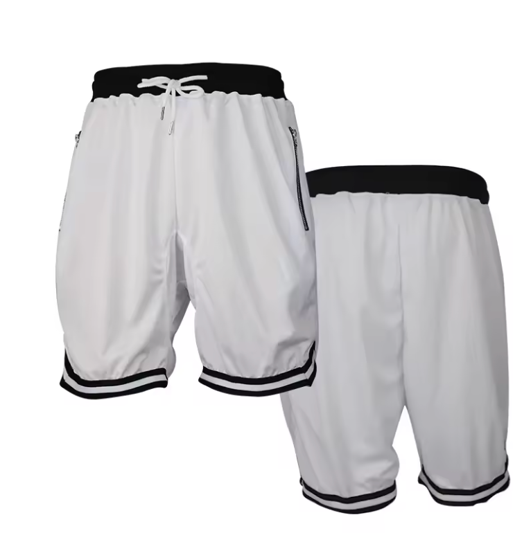 Mens Basketball Shorts Retro Style Athletic Mesh Premium Material Drawstring