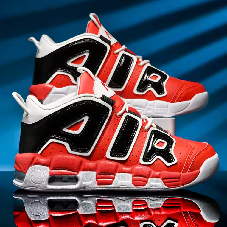 Mens AIR Cushioned High Top Basketball Shoes High Performance Style Sneakers