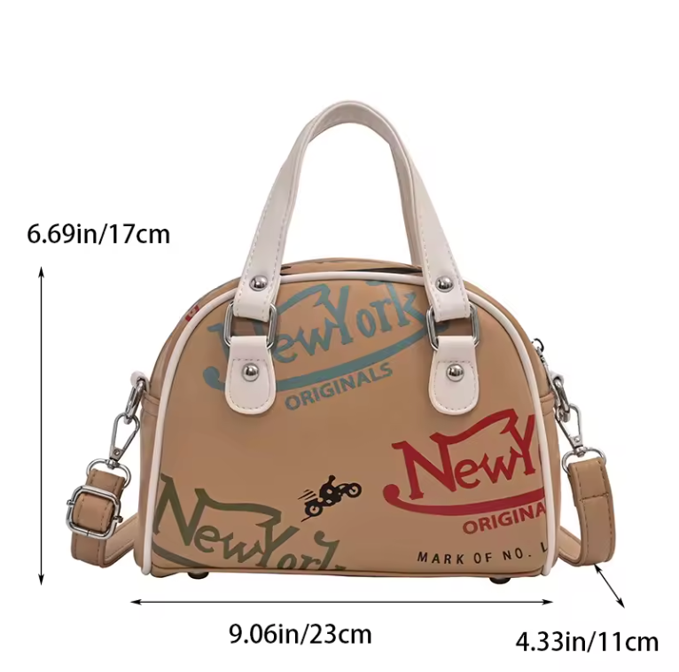 New York Hand Bag Women’s Design Fashion Day Bag Top Handle Or Adjustable Strap