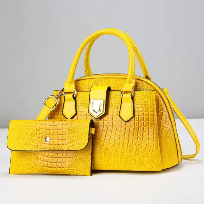 Luxury Designer Style Womens Fashion Travle Purse And Matching Wallet