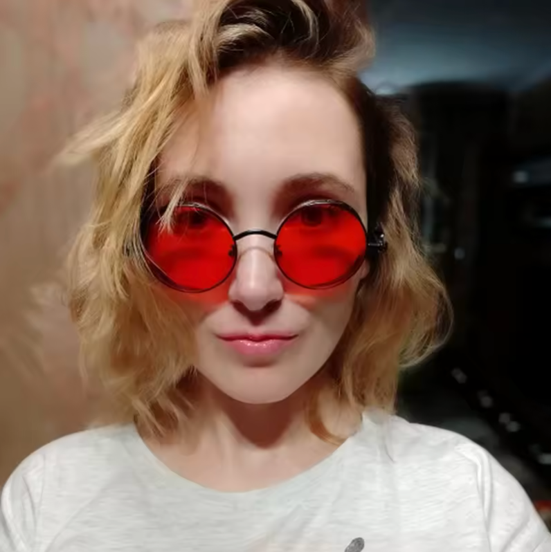 Unisex Designer Style Circle Lenses Steel Sun Shades Fashion Glasses