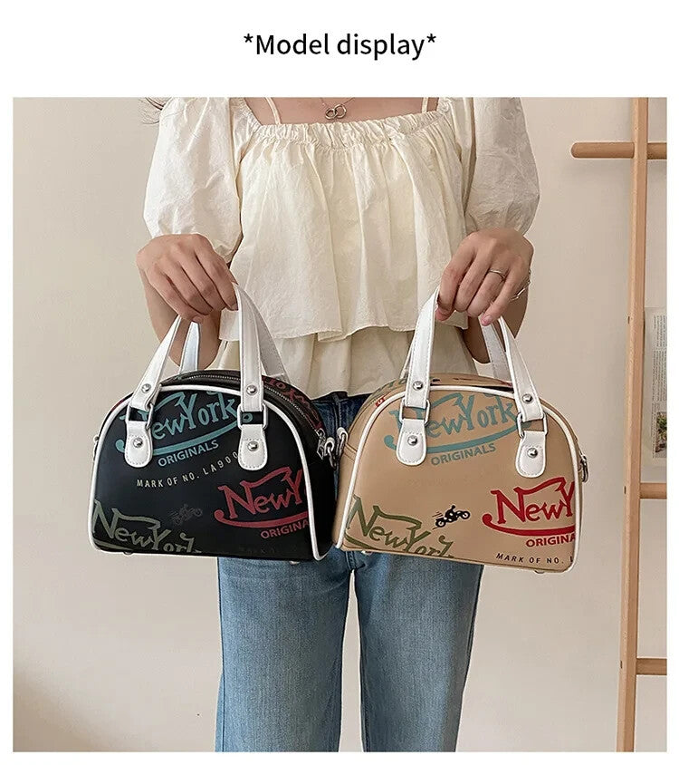 New York Hand Bag Women’s Design Fashion Day Bag Top Handle Or Adjustable Strap