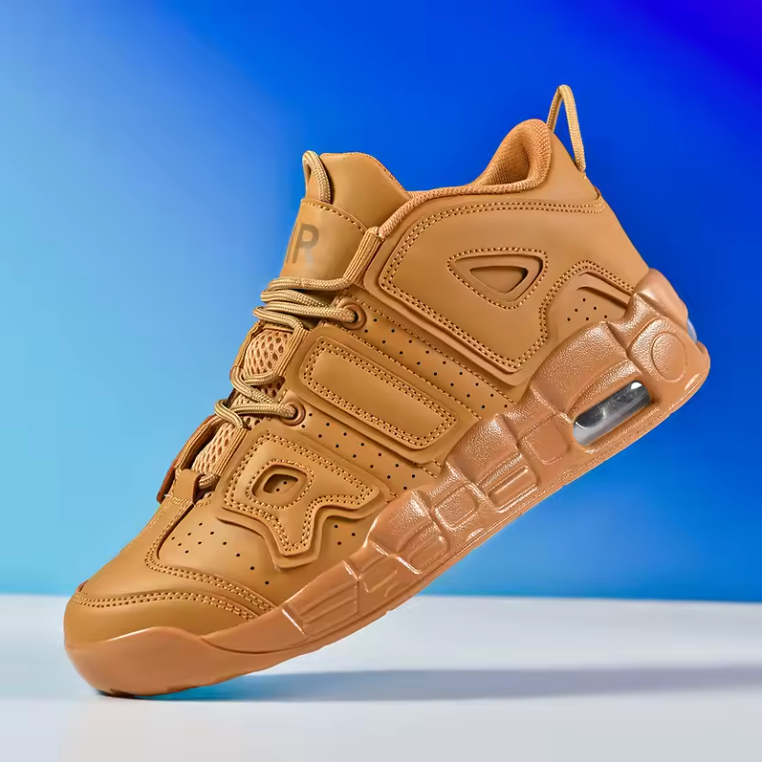 Mens AIR Cushioned High Top Basketball Shoes High Performance Style Sneakers