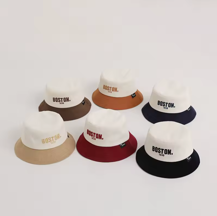 Boston Hat Bucket Unisex Round Brim Casual And Classic Style Bucket hat