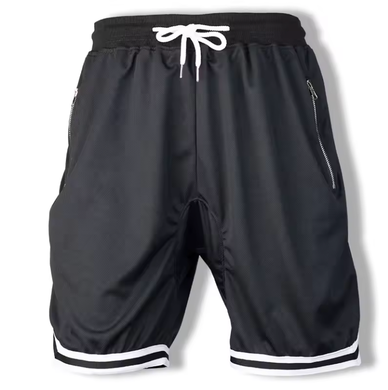 Mens Basketball Shorts Retro Style Athletic Mesh Premium Material Drawstring