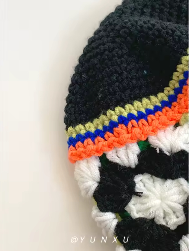 Old Fashioned Knitted Creative Colorful Designed All Season Womens Bucket Hat