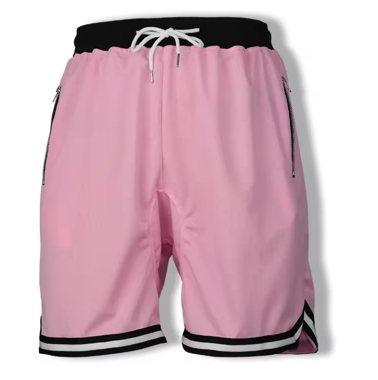 Mens Basketball Shorts Retro Style Athletic Mesh Premium Material Drawstring