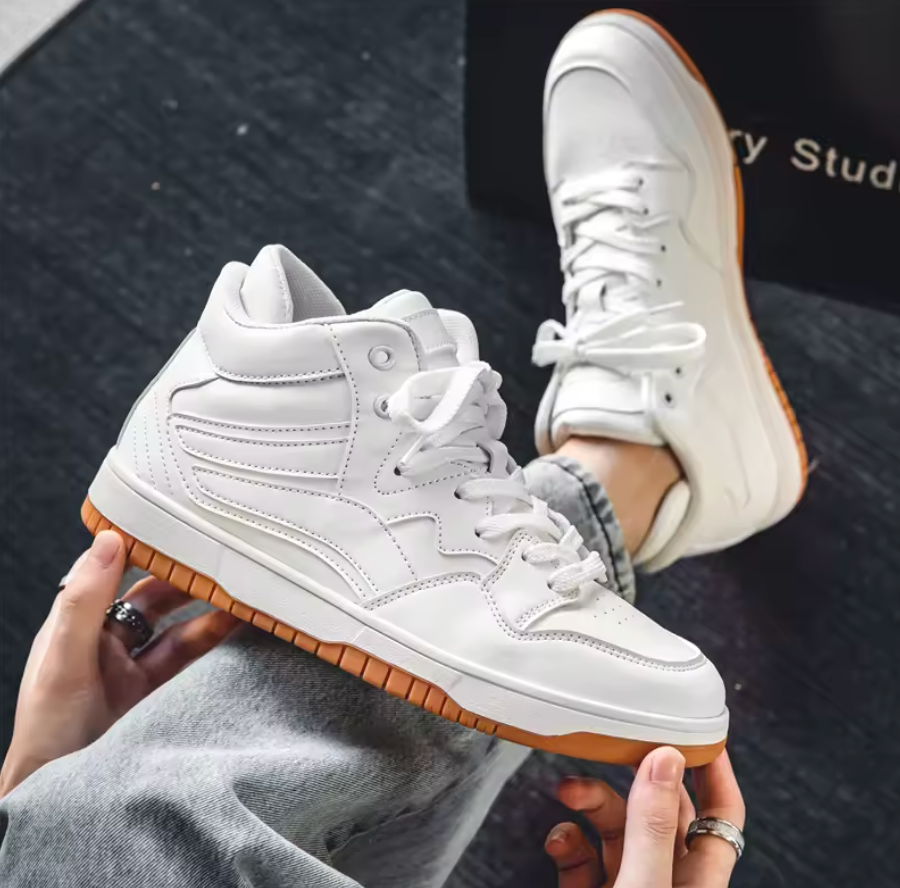 Mens Sneakers Lace Up Basketball, Court Casual Athletics Shoes