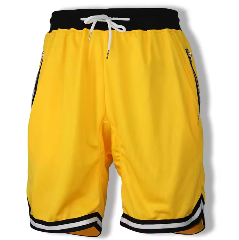 Mens Basketball Shorts Retro Style Athletic Mesh Premium Material Drawstring