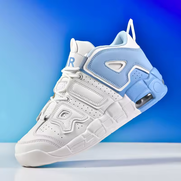Mens AIR Cushioned High Top Basketball Shoes High Performance Style Sneakers