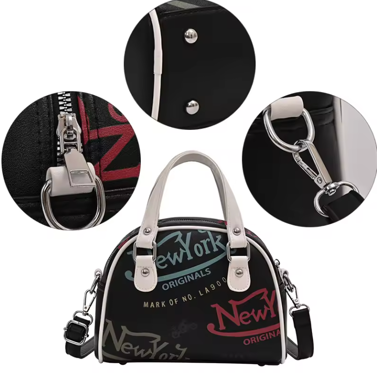 New York Hand Bag Women’s Design Fashion Day Bag Top Handle Or Adjustable Strap