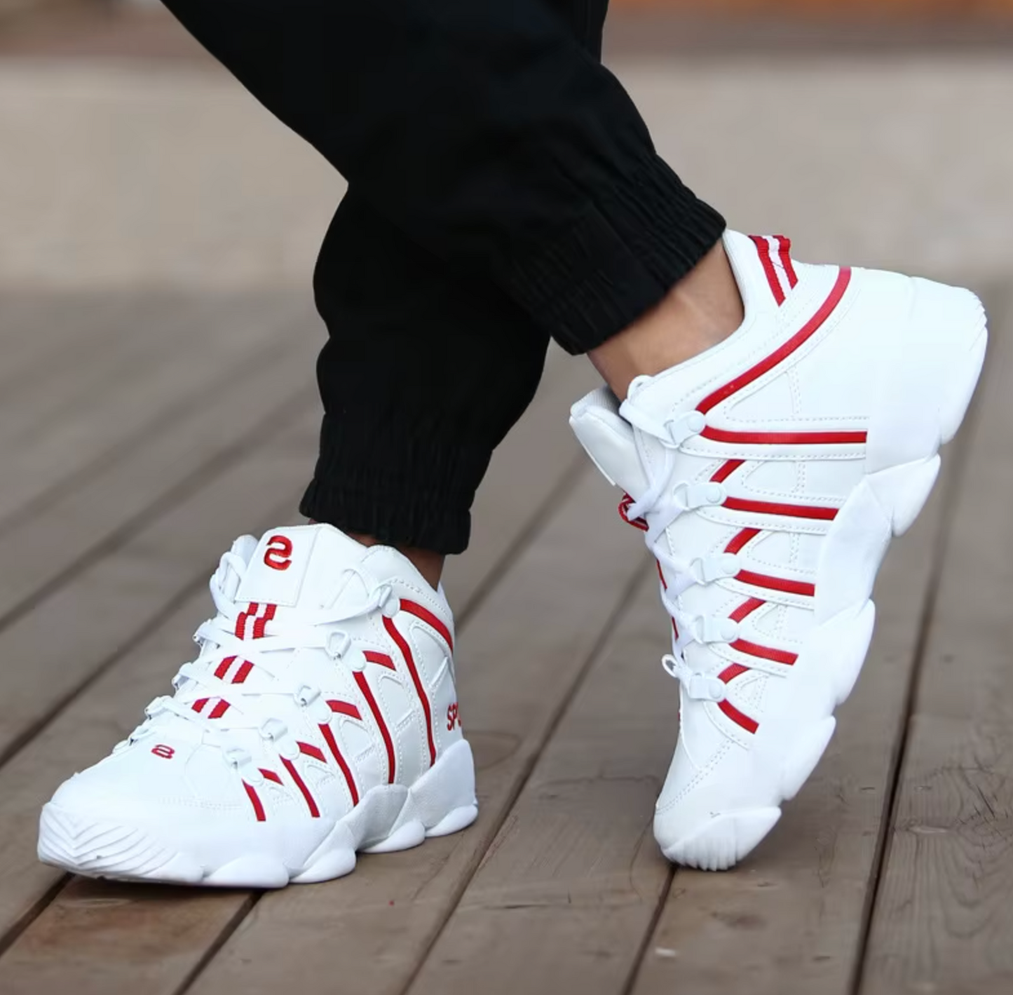 Mens Sport High Top 2018 Lycra Retro Basketball Shoes