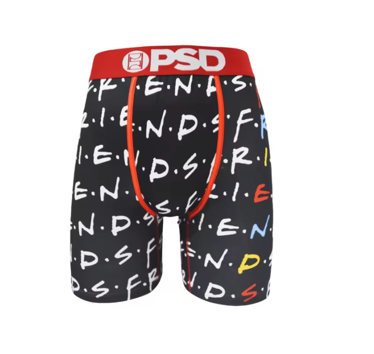 PSD Mens Underwear Boxer Briefs FREINDS,  S-XXL
