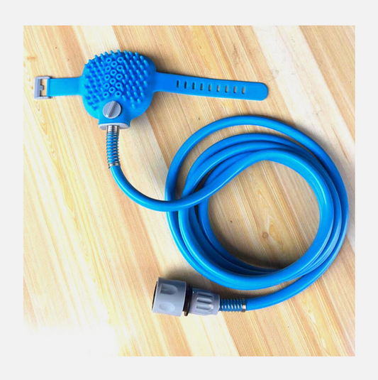 Pet Bathing Tool Hand Strap And Nozzle Convenient Clean Water Spray Tool