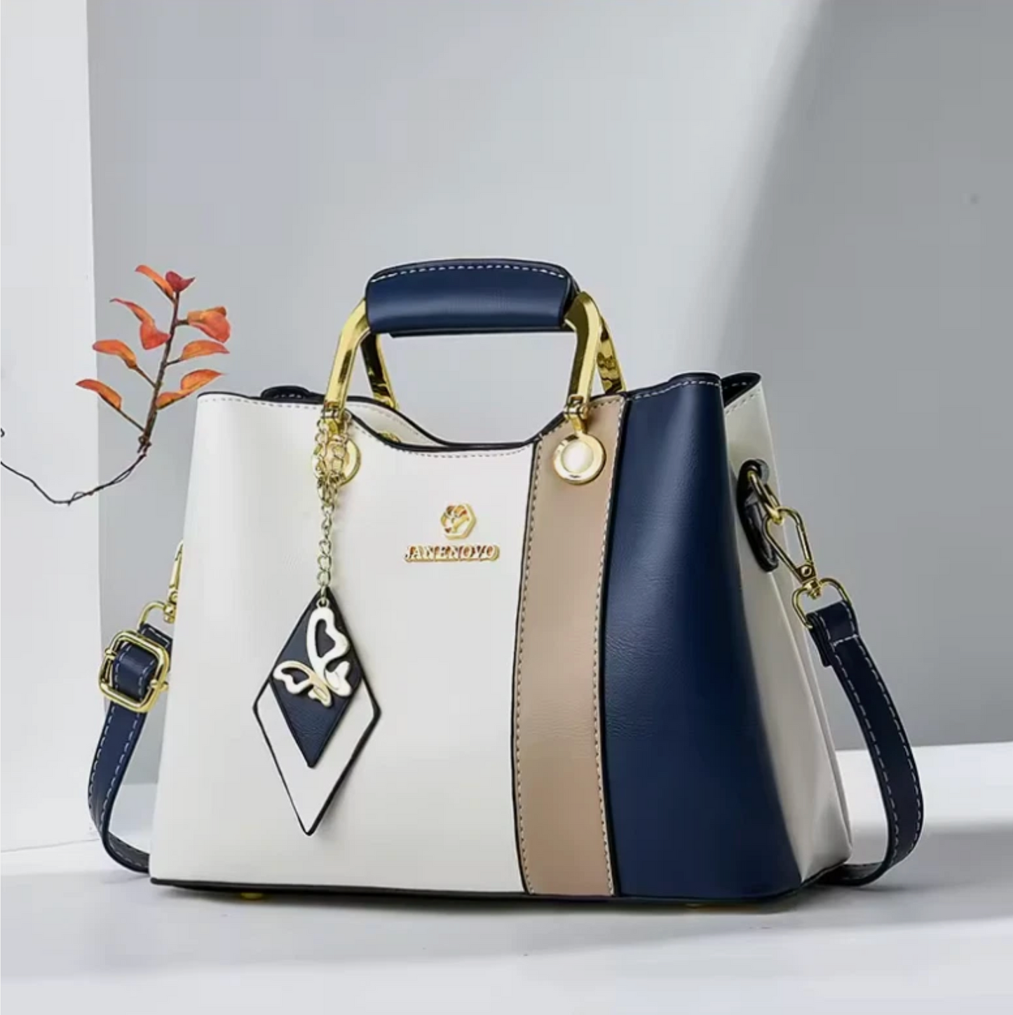 Brand New Woman's Luxury Crafted Handbag & Shoulder Strap Premium Bags
