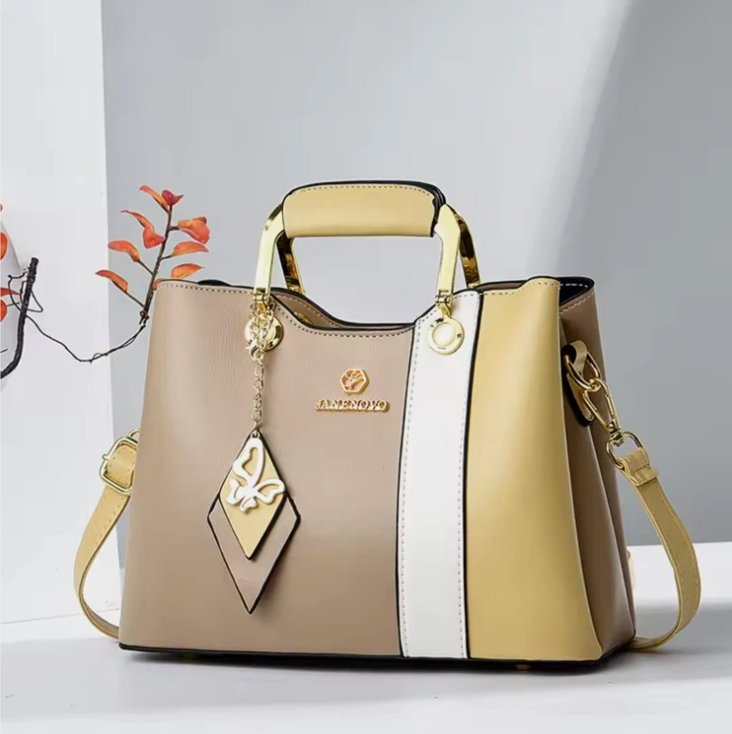 Brand New Woman's Luxury Crafted Handbag & Shoulder Strap Premium Bags