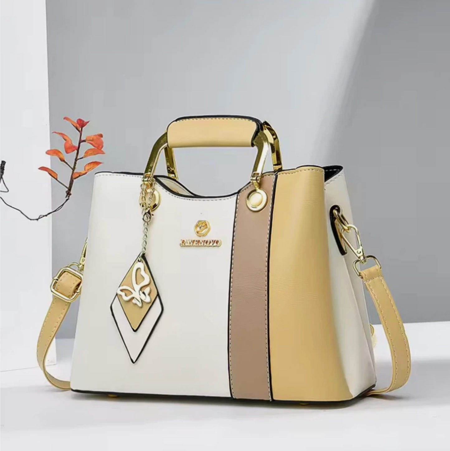 Brand New Woman's Luxury Crafted Handbag & Shoulder Strap Premium Bags