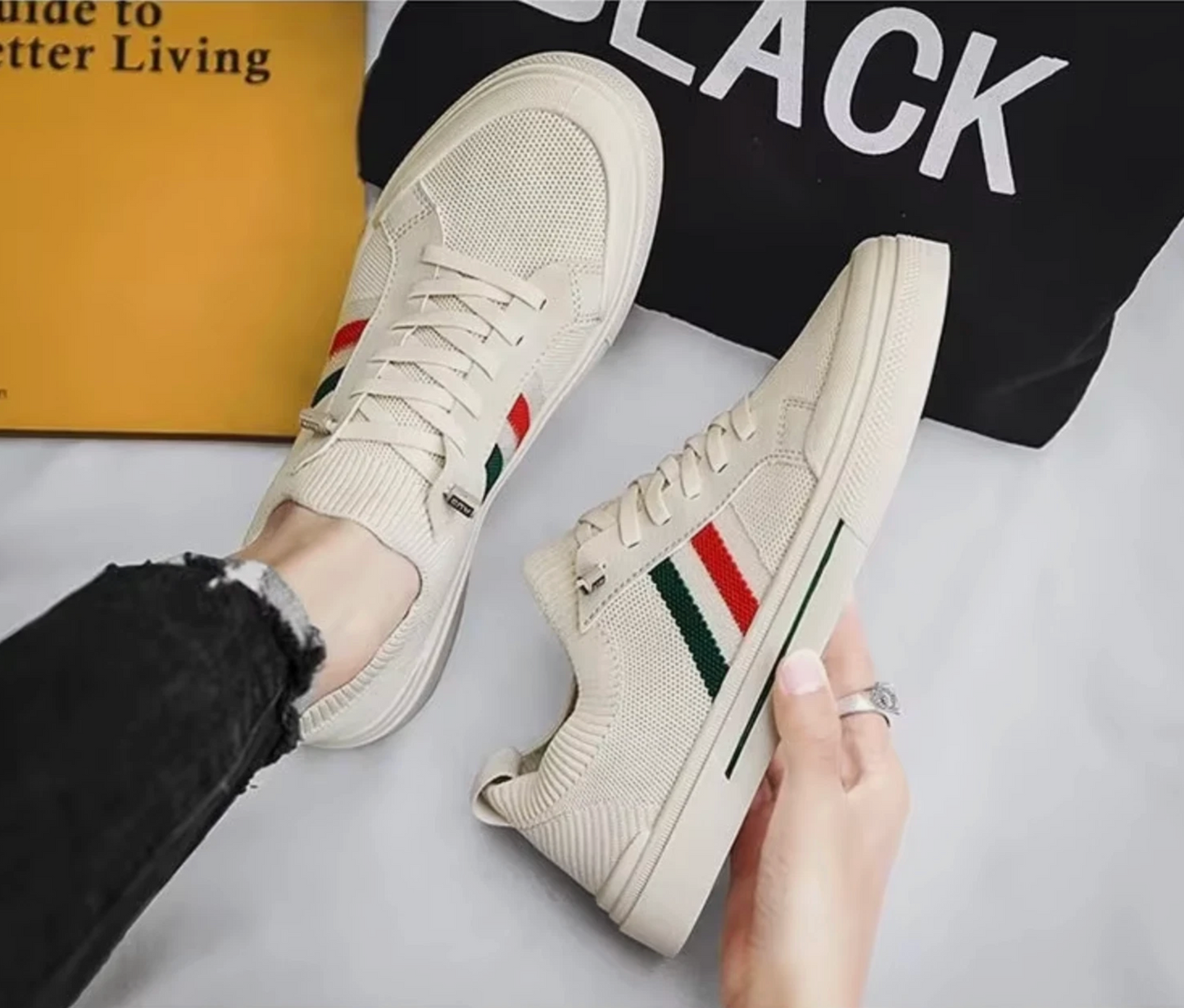 Men Or Woman's Casual Easy Slip Tennis Shoes