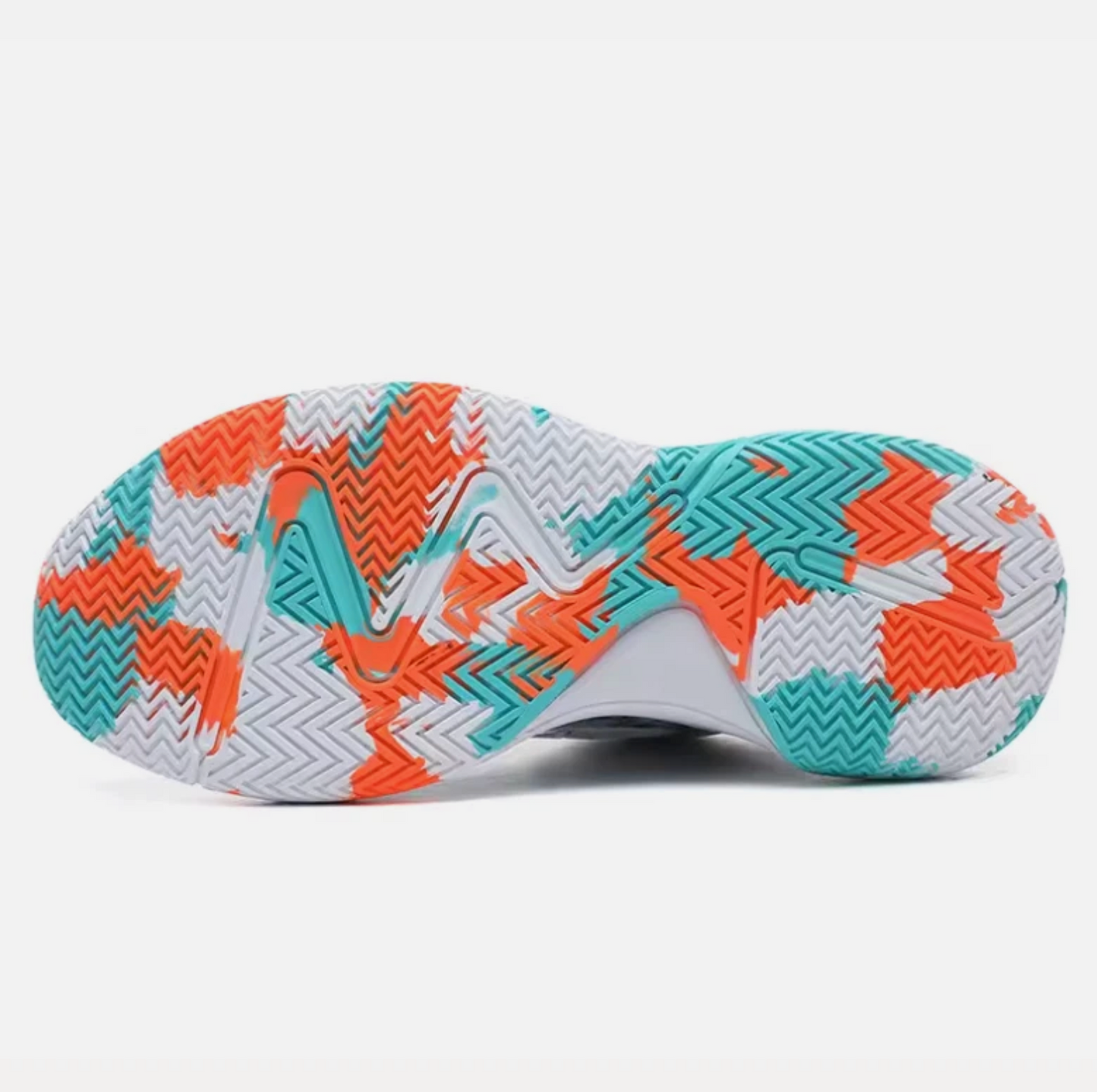 Mens Hemmyi Multi Color Blue & Turquoise Super Grip Basketball Shoes In/Outdoor