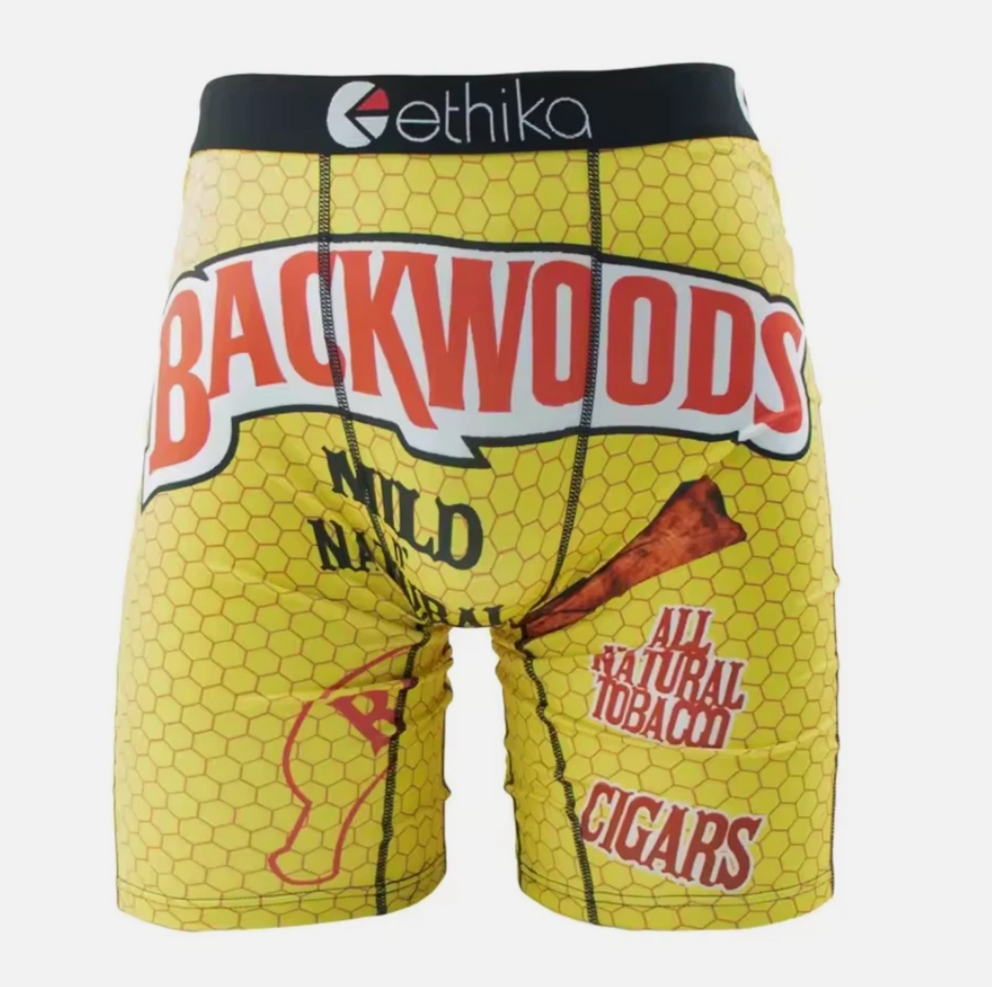 3pc Ethika Mens Backwood, Flaming Cheeto Boxer Briefs 1-3 Pack