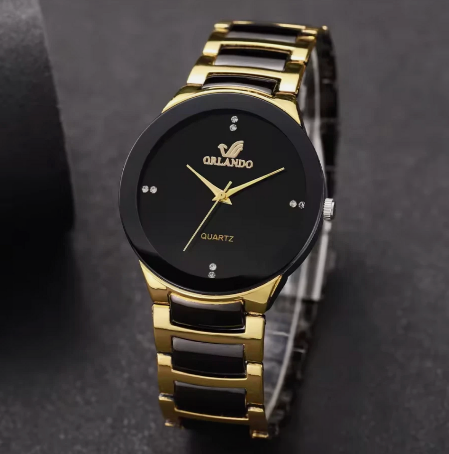 Men Business Fancy Steel Watches Fashion Band Analog Quartz Watch