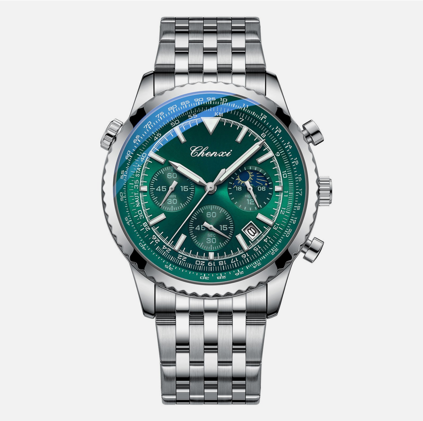 Men's Table Quartz Watch Luminous Waterproof Premium Crafted Fashion