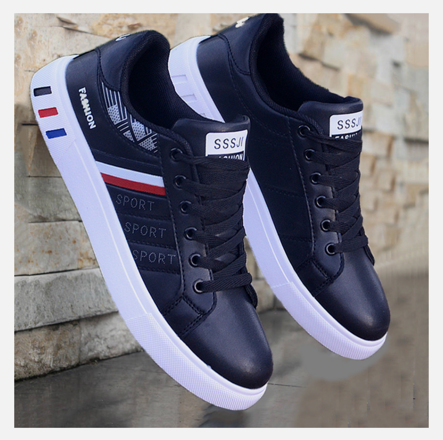 Casual Low Top Gender Numeral Comfortable Classic Stylish Flat Bottom Sneakers