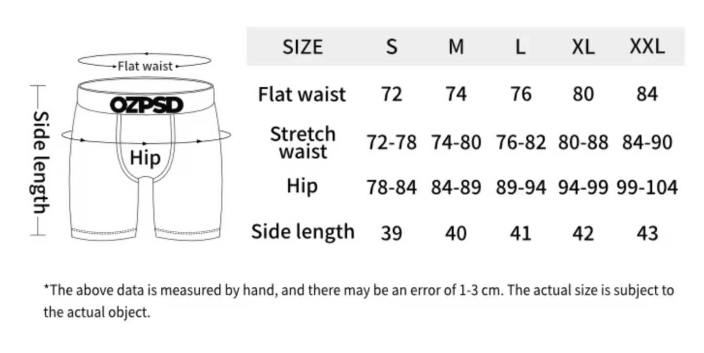 PSD Hot Dog Spandex Boxer Briefs S-XXL