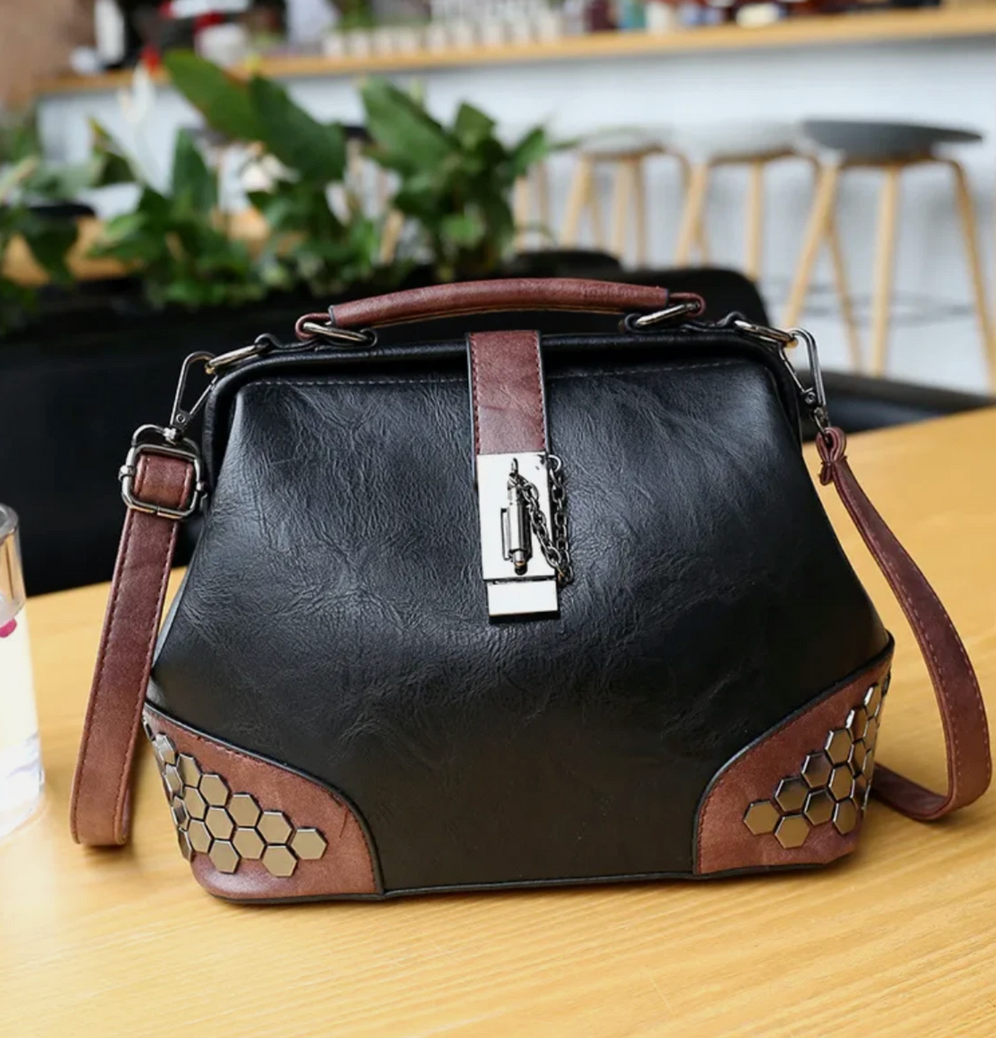Womens Genuine Leather High End Luxury Crafted European Hand Travel Bag