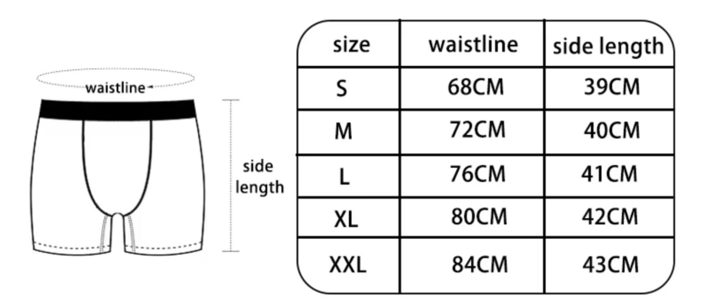 Mens PSD Boxer Briefs Crazy Graffiti Street Style Spandex