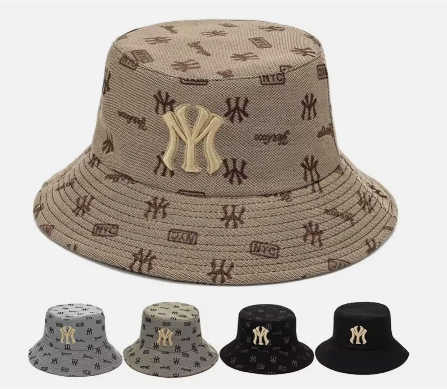 NYC Street Style Design Mens Or Woman Bucket Hat 360 Brim