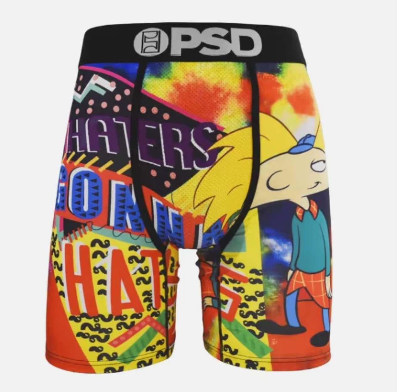 Mens Black PSD Spandex Bandanna Pattern Boxer Briefs
