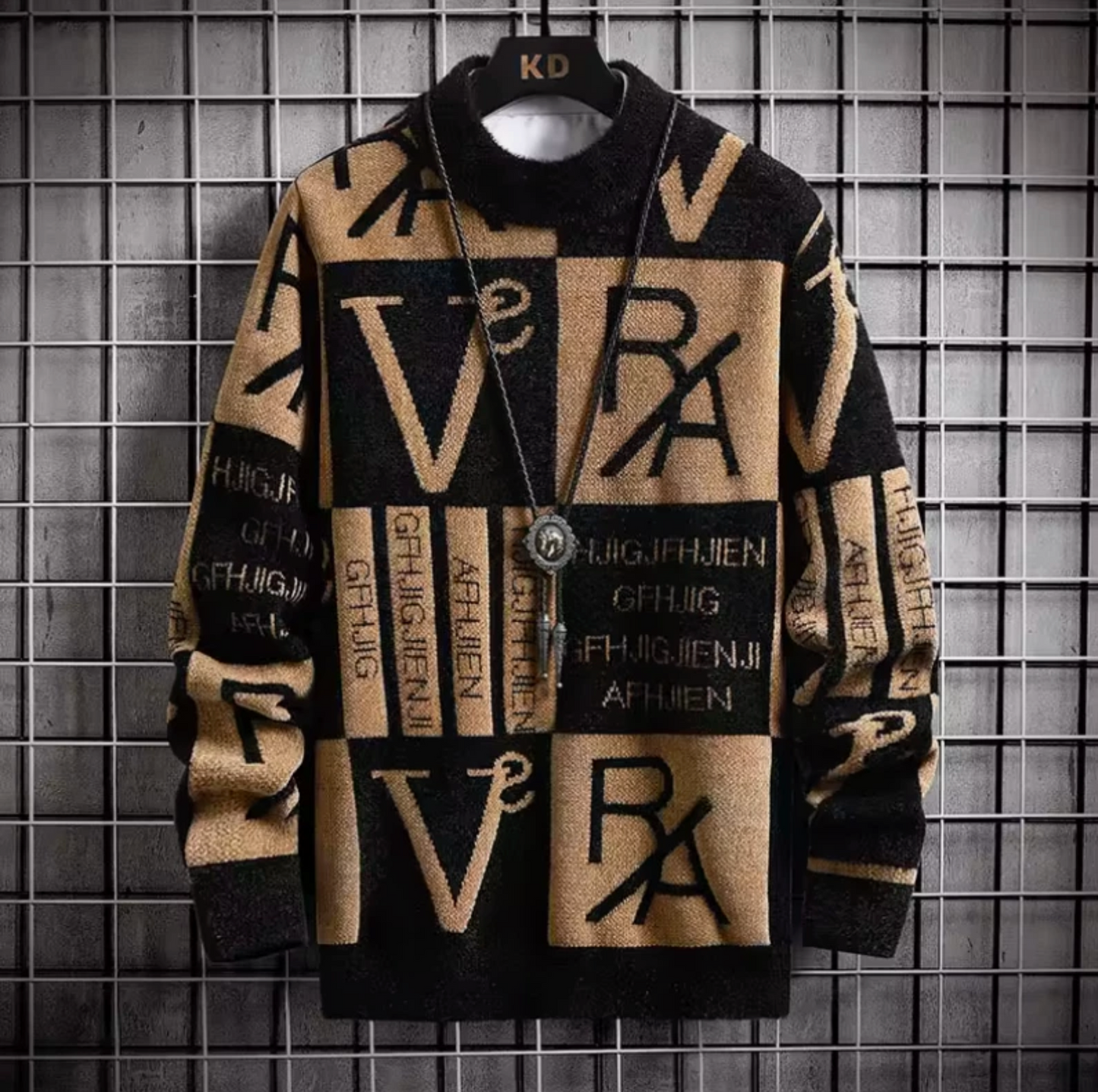 Mens Luxury Design Fashion New Style Warm Sweater