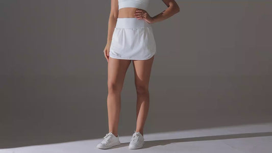 Woman's Athletic Yoga, Tennis Spandex Skirts With Inside Pocket